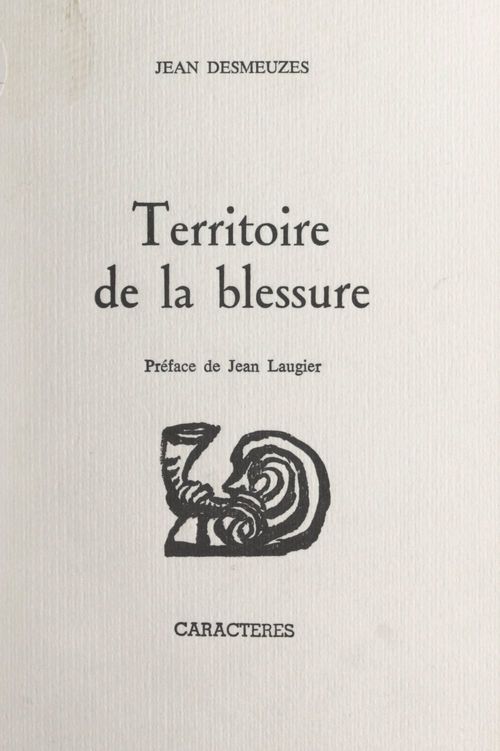 ebook cover of Territoire de la blessure, by Jean Desmeuzes