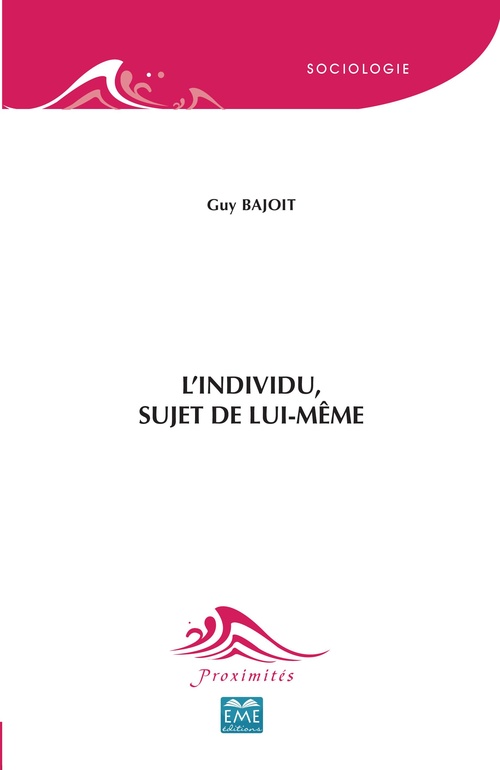 Couverture ebook de L'individu, sujet de lui-même, de Guy Bajoit