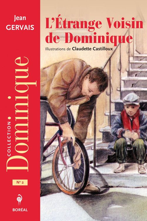 Couverture ebook de L'Étrange Voisin de Dominique, de Claudette Castilloux, Jean Gervais
