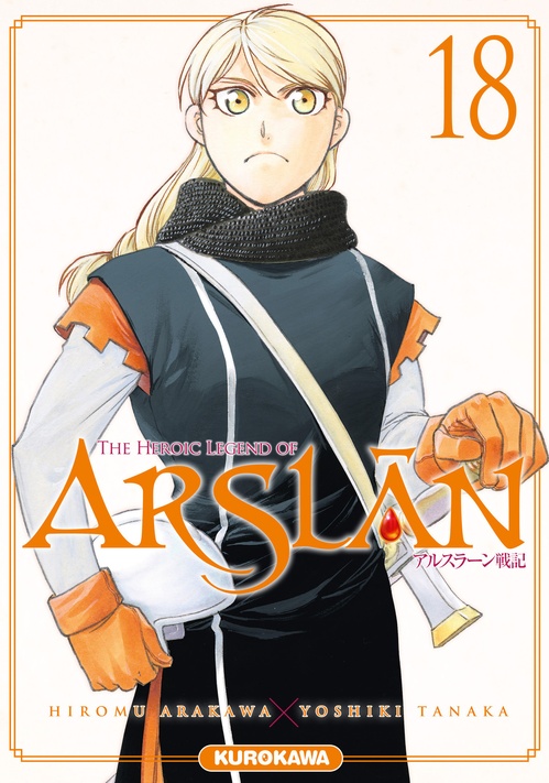 Couverture ebook de The Heroic Legend of Arslân - Tome 18, de Hiromu Arakawa, Yoshiki Tanaka