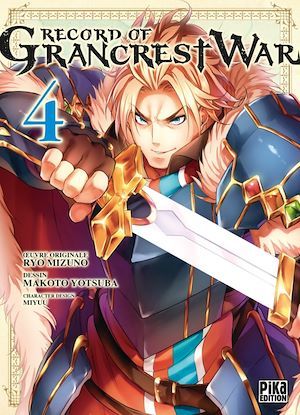 Couverture ebook de Record of Grancrest War T04, de Ryo Mizuno, Makoto Yotsuba