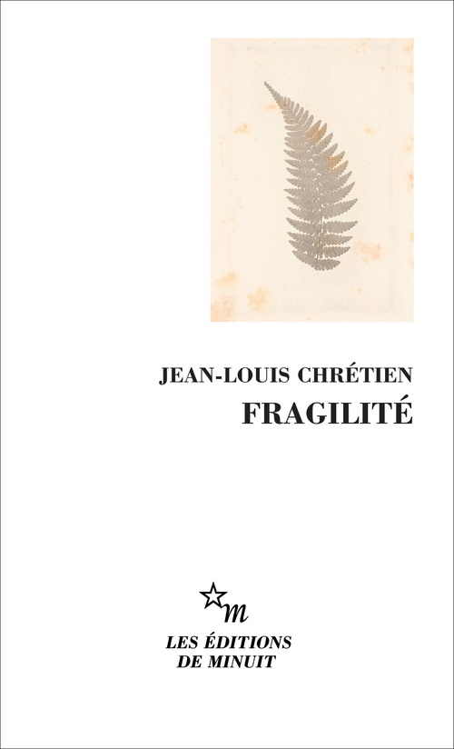 ebook cover of Fragilité, by Jean-Louis Chrétien