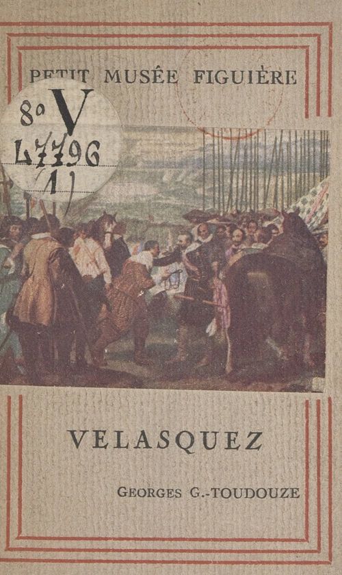 Couverture ebook de Vélasquez, de Georges Gustave Toudouze