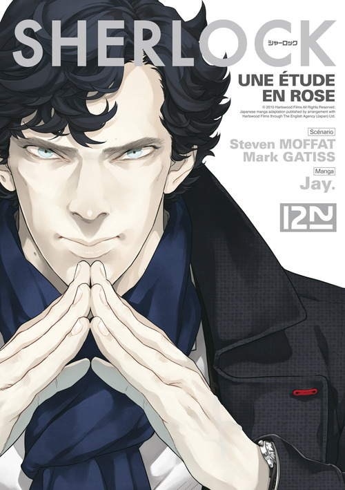 ebook cover of Sherlock - tome 1 Une étude en rose, by Steven Moffat, Mark Gatiss, Jay