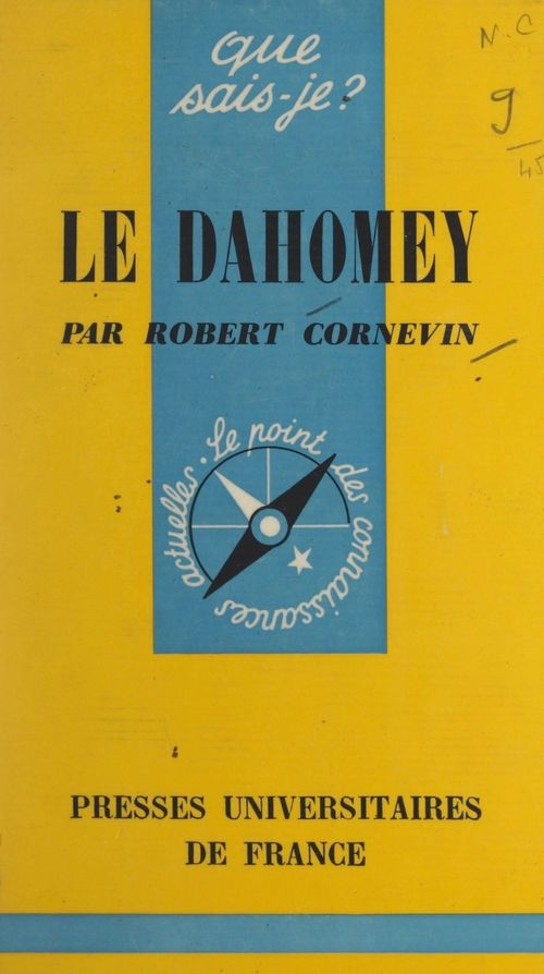 ebook cover of Le Dahomey, by Robert Cornevin