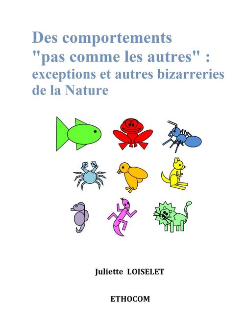 Couverture ebook de Des comportements "pas comme les autres", de Juliette Loiselet