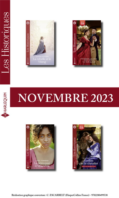 Couverture ebook de Pack mensuel Les Historiques - 3 romans - 3 nouvelles (Novembre 2023), de Collectif