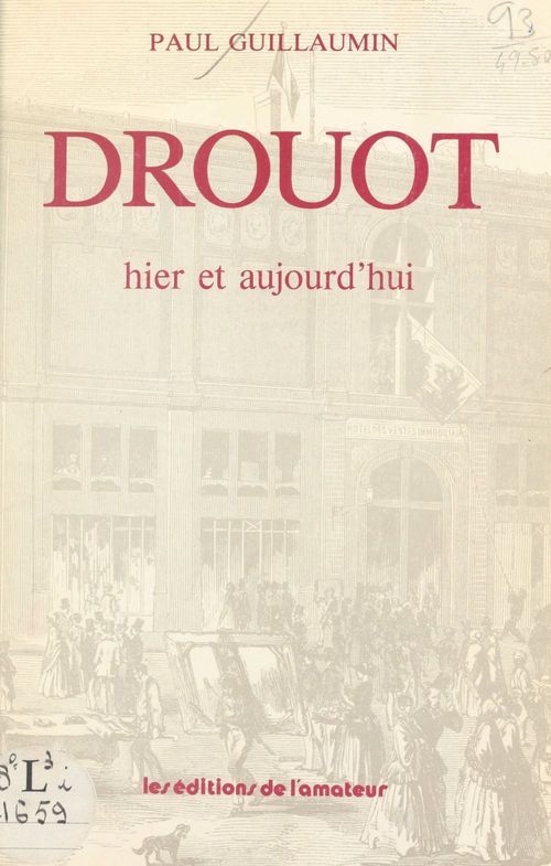 Couverture ebook de Drouot hier et aujourd'hui, de Paul Guillaumin