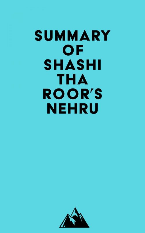 ebook cover of Summary of Shashi Tharoor's Nehru, by Everest Media