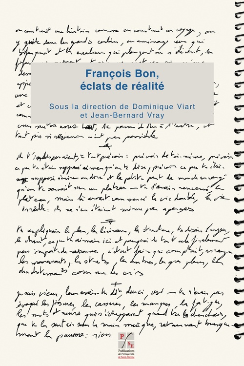 ebook cover of François Bon, éclats de réalité, by