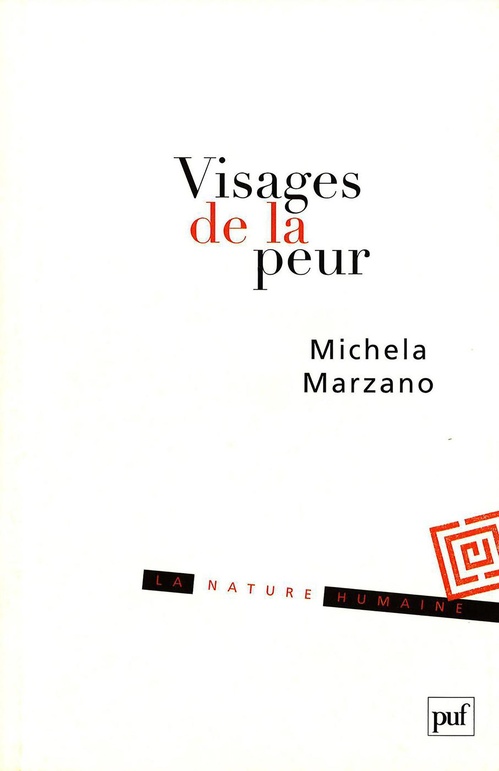 Couverture ebook de Visages de la peur, de Michela Marzano
