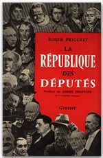 ebook cover of La république des députés, by Roger Priouret