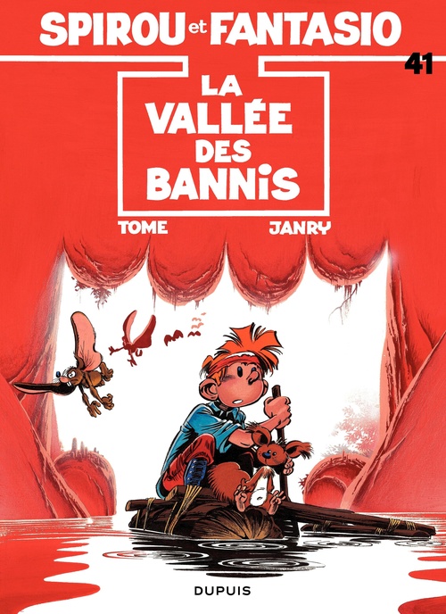 Couverture ebook de Spirou et Fantasio - Tome 41 - La vallée des Bannis, de Tome, Janry