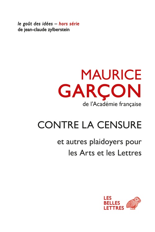 Couverture ebook de Contre la censure, de Maurice Garçon