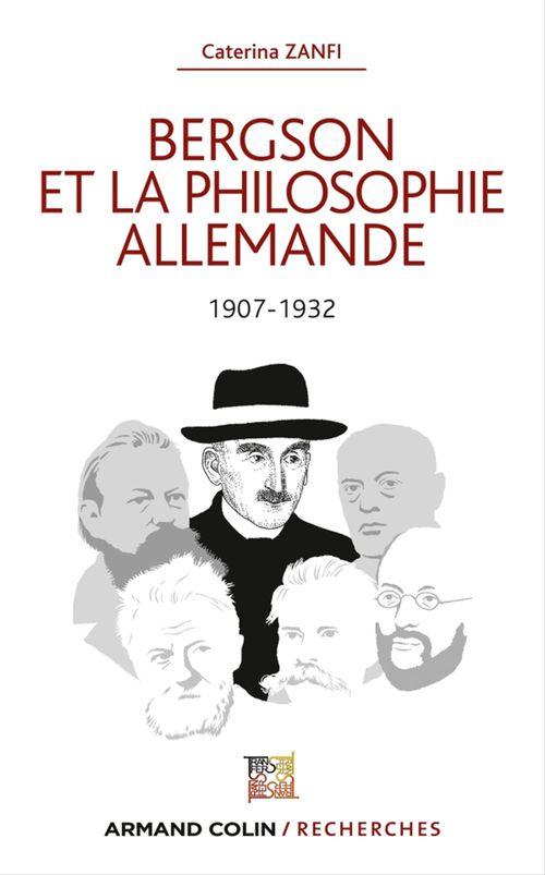 Couverture ebook de Bergson et la philosophie allemande, de Caterina Zanfi