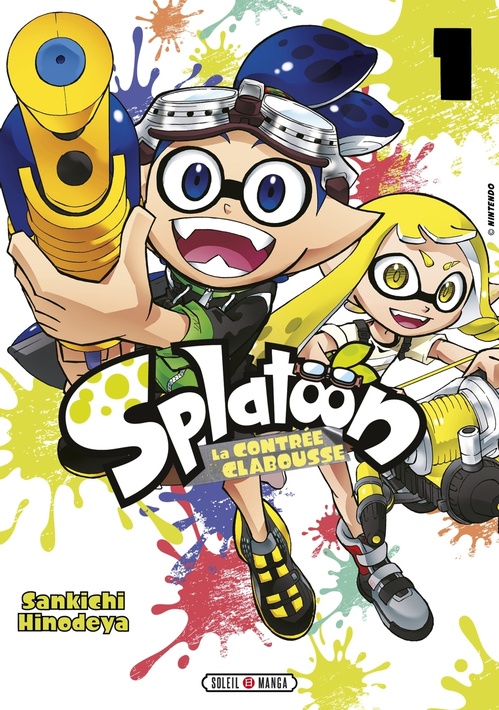 ebook cover of Splatoon - La Contrée Clabousse T01, by Sankichi Hinodeya