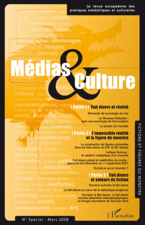 Couverture ebook de Fictions et figures du monstre, de Jean-Pierre Esquenazi
