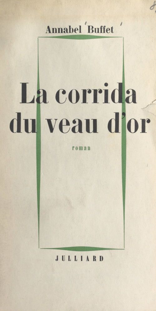 ebook cover of La corrida du veau d'or, by Annabel Buffet