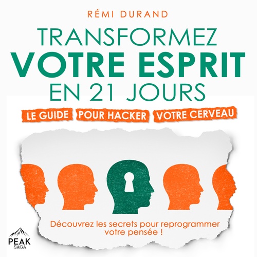 audiobook cover of Transformez votre esprit en 21 jours, by Remi Durand