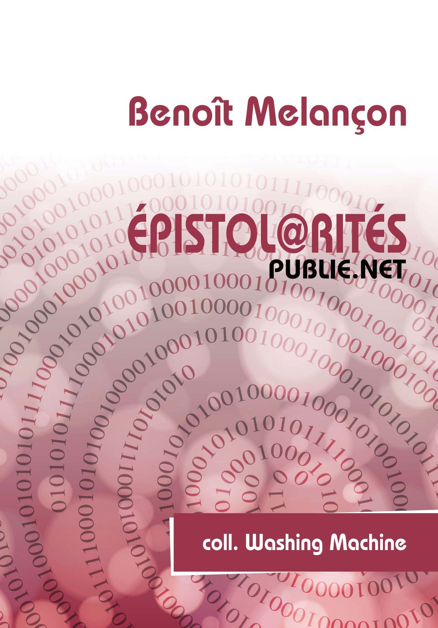 ebook cover of Épistol@rités, by Benoît Melancon