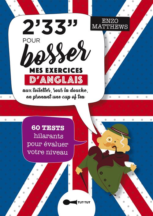 Couverture ebook de 2'33" pour bosser mes exercices d'anglais, de Enzo Matthews