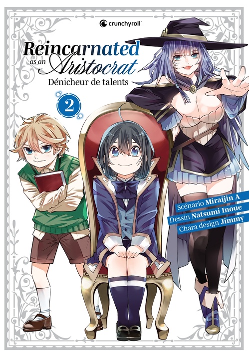 ebook cover of Reincarnated As An Aristocrat T02, by Natsumi Inoue