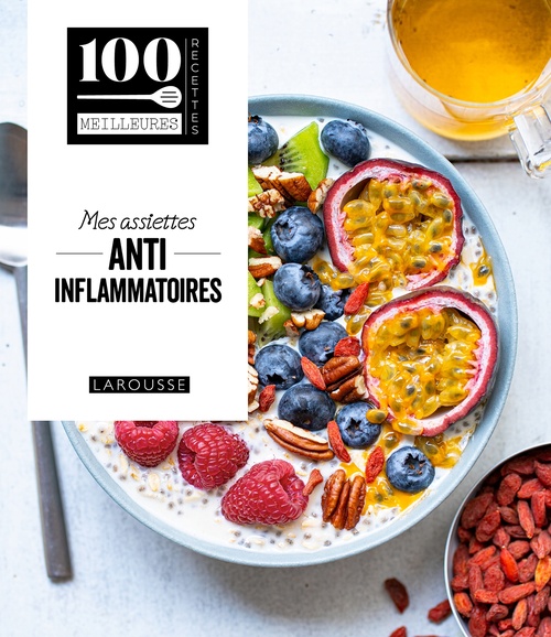 Couverture ebook de Mes assiettes anti-inflammatoires, de Collectif