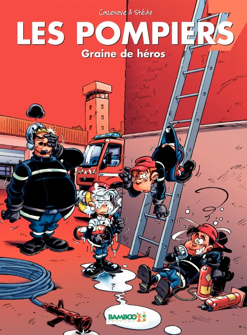 ebook cover of Les Pompiers - Tome 7, by Christophe Cazenove, Stédo
