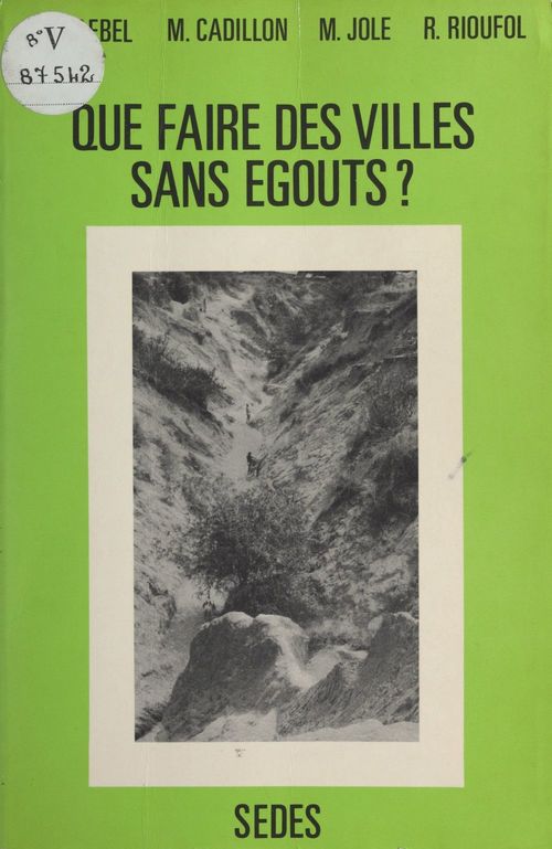 Couverture ebook de Que faire des villes sans égouts ?, de Marcel Cadillon, Michele Jole, Delegation Generale A La Recherche Scien