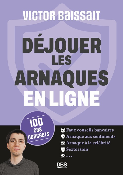 ebook cover of Déjouer les arnaques en ligne, by Victor Baissait