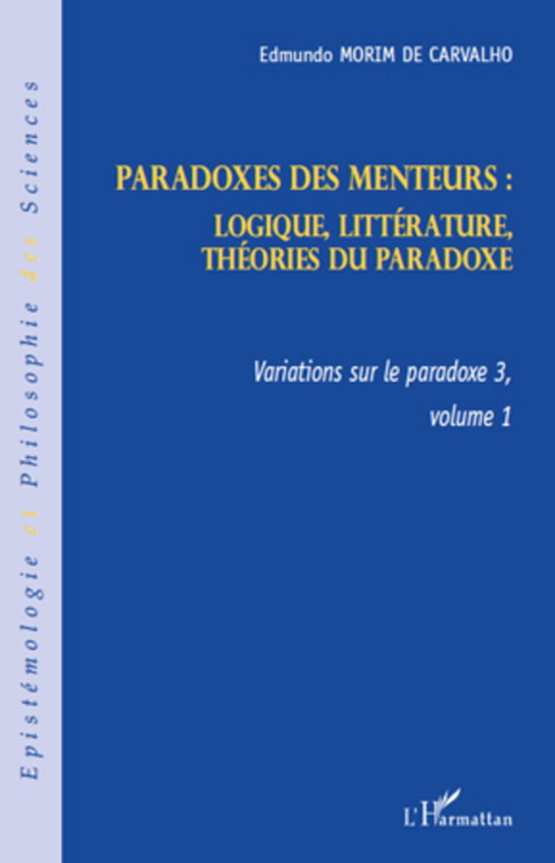 ebook cover of Paradoxes des menteurs :, by Edmundo Morim de carvalho