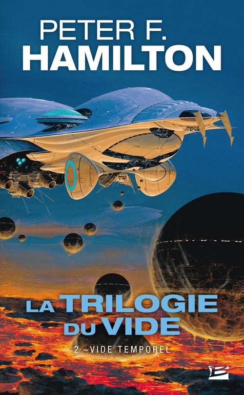 ebook cover of La Trilogie du Vide, T2 : Vide temporel, by Peter F. Hamilton