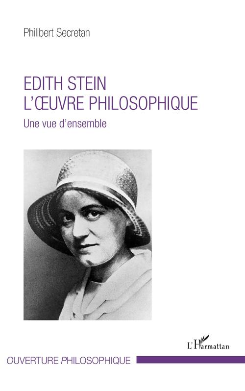 ebook cover of Edith Stein. L'oeuvre philosophique, by Philibert Secretan