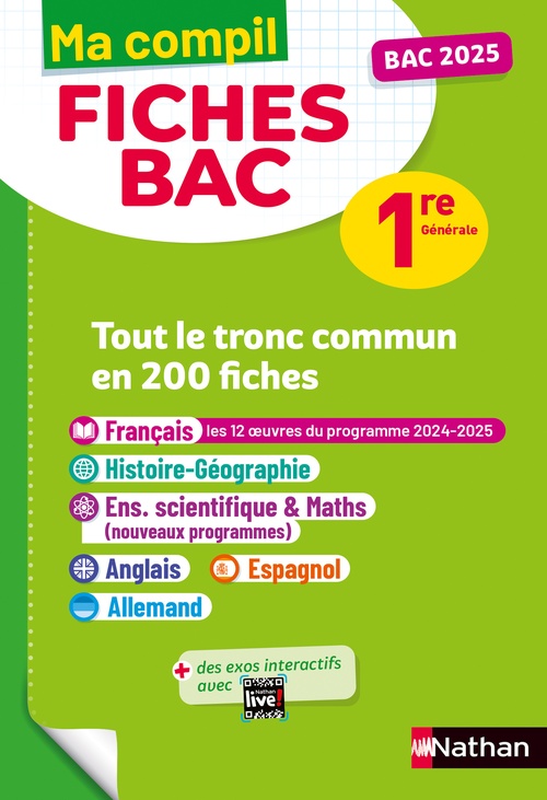 ebook cover of Ma Compil Fiches BAC 1re, by Christian Camara, Anne Cassou-Noguès, Collectif, Frédéric Fouletier, Séléna Hébert, Elsa Jollès, Alain Rajot