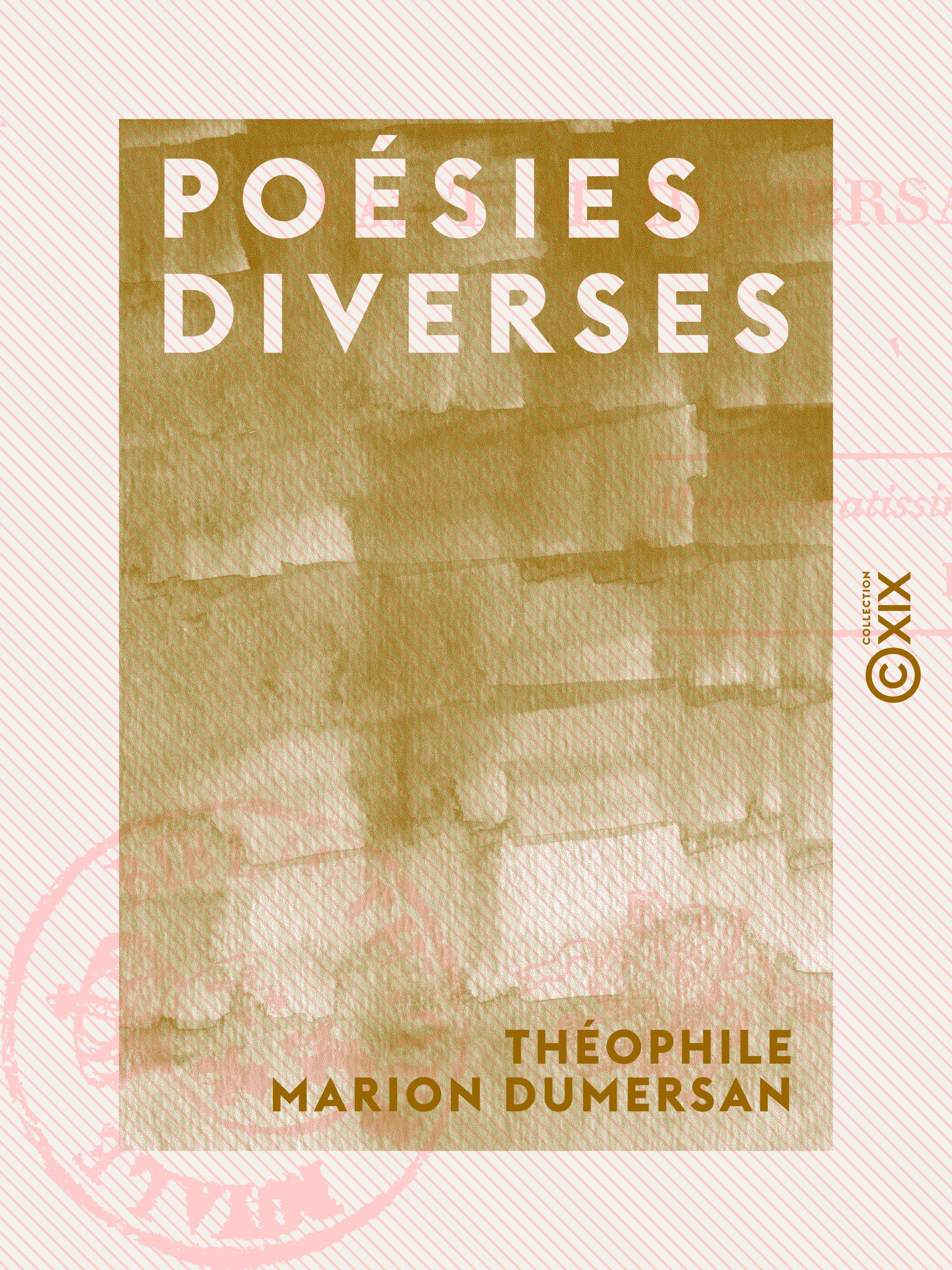 ebook cover of Poésies diverses, by Theophile Marion Dumersan