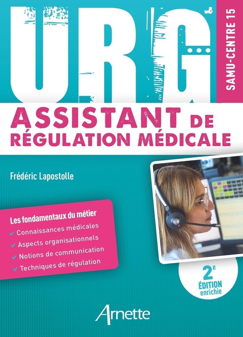 ebook cover of URG' Assistant de Régulation Médicale (2e édition), by Frédéric Lapostolle