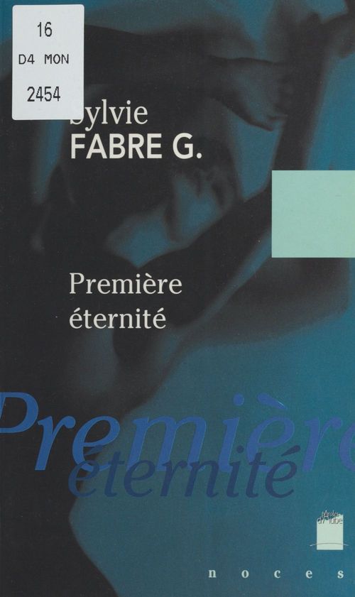 Couverture ebook de Première éternité, de Sylvie Fabre G.