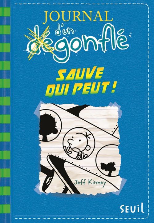 Couverture ebook de Sauve qui peut ! Journal d'un dégonflé, tome 12, de Jeff Kinney