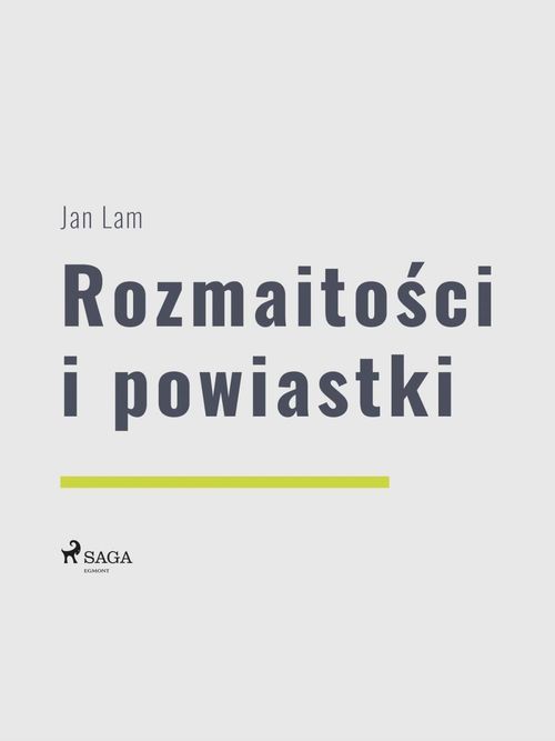 Couverture ebook de Rozmaito´sci i powiastki, de Jan Lam