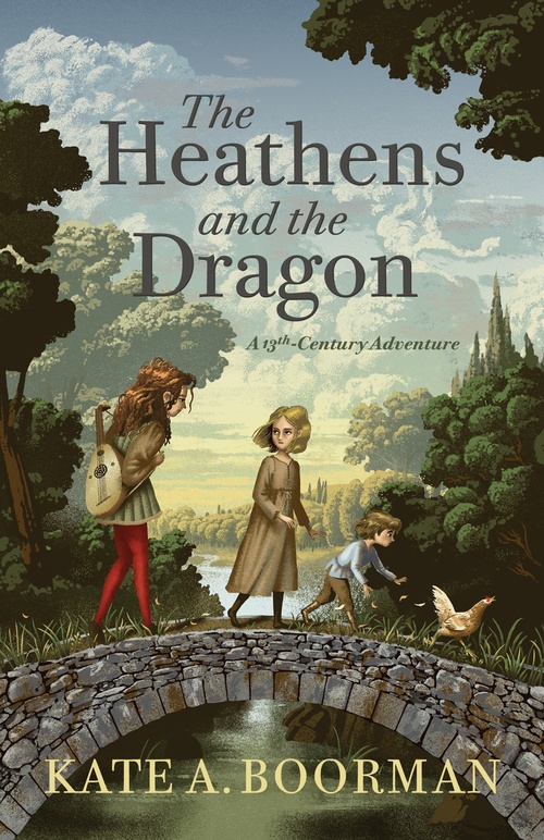 ebook cover of The Heathens and the Dragon, by Kate A. Boorman