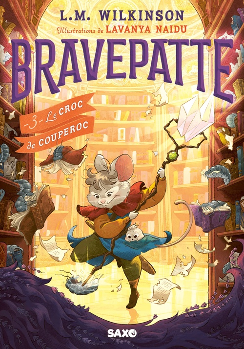 Couverture ebook de Bravepatte (e-book) - Tome 03 Le Croc de Couperoc, de L. M. Wilkinson