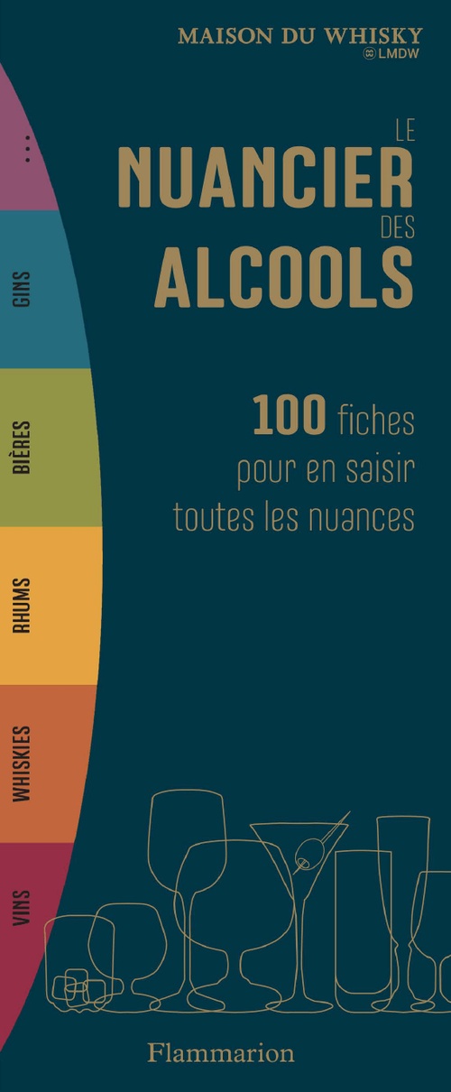 Couverture ebook de Le nuancier des alcools, de La maison du whisky