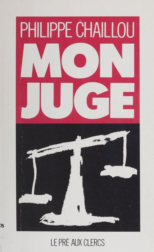 Couverture ebook de Mon juge, de Chaillou