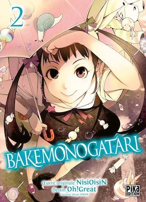 Couverture ebook de Bakemonogatari T02, de Nisioisin, Oh! Great