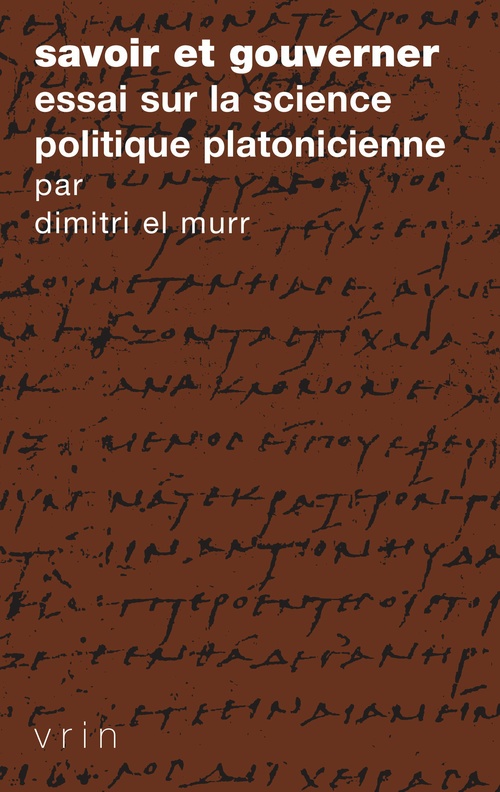 Couverture ebook de Savoir et gouverner, de Dimitri El Murr