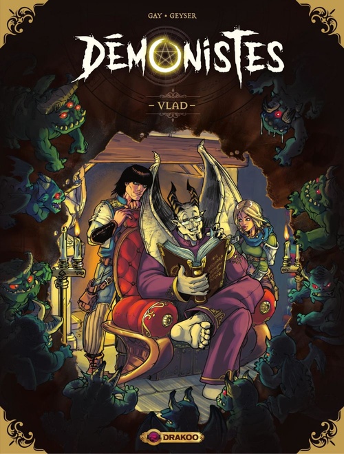 Couverture ebook de Démonistes - Tome 1 - Vlad, de Olivier Gay, Geyser