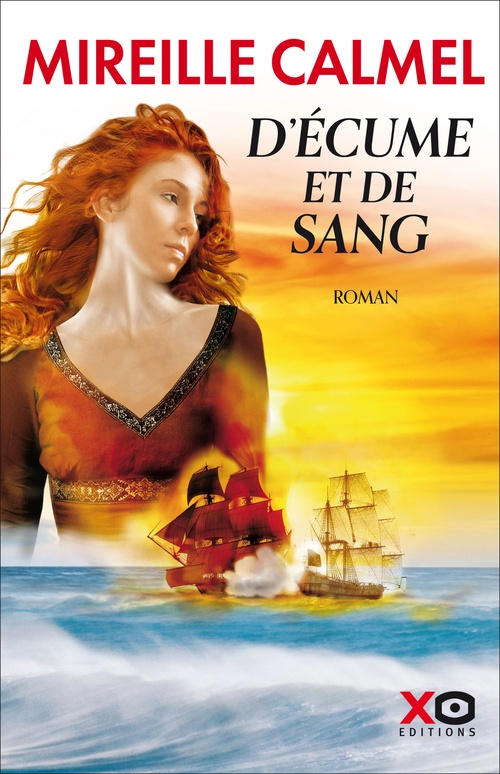 ebook cover of D'écume et de sang, by Mireille Calmel