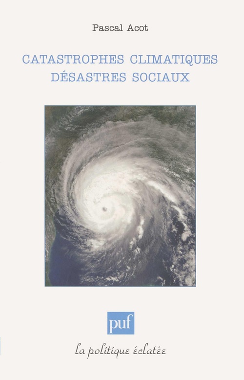 Couverture ebook de Catastrophes climatiques, désastres sociaux, de Pascal Acot