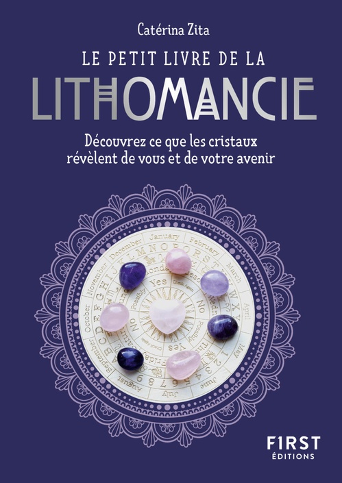 Couverture ebook de Le Petit livre de la lithomancie, de Catérina Zita