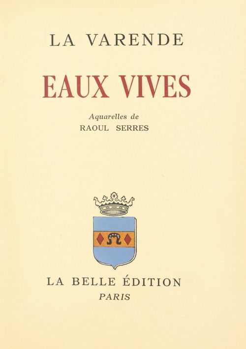 Couverture ebook de Eaux vives, de Jean De La Varende